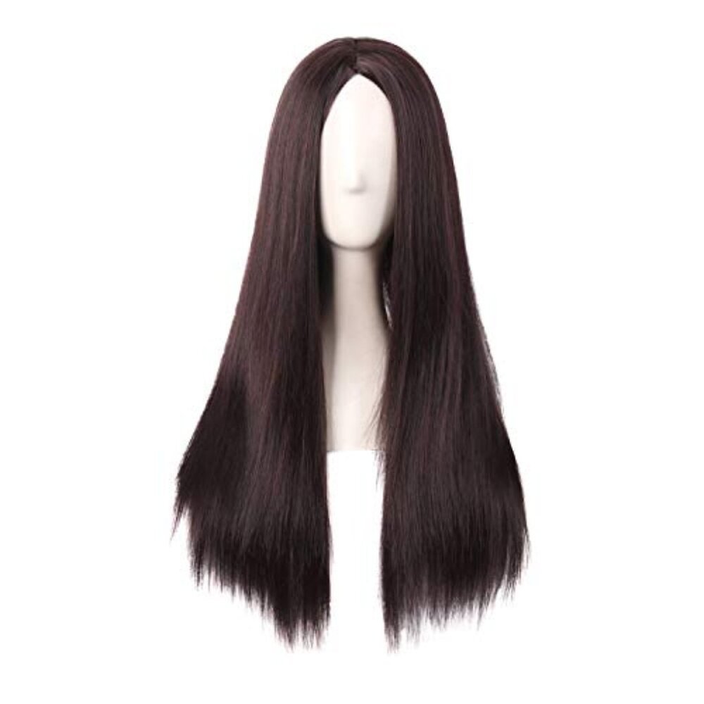 8 Inch/70cm Women Special Long‎ Straight Synthetic Wig (Dark Brown)